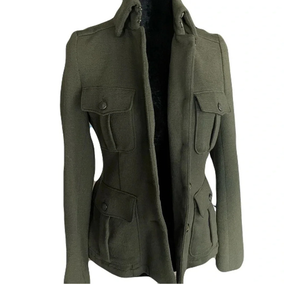 Rag & Bone Wool Military Blazer/Jacket olive green color ,  size XS - Picture 3 of 8